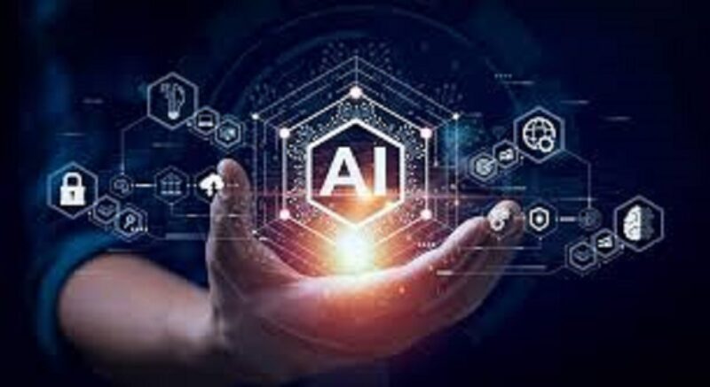 Ilustrasi persaingan teknologi AI
