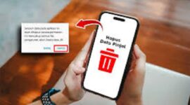 Ilustrasi cara hapus data pinjol