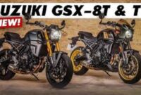 Tampilan Suzuki GSX-8T dan GSX-8TT