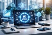 Ilystrasi teknologi AI terbaik buat kerja