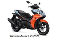 Tampilan Yamaha Aerox 155 2026