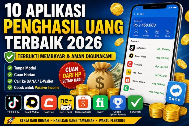 Aplikasi penghasil uang