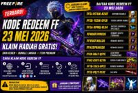 Kode redeem FF terbaru
