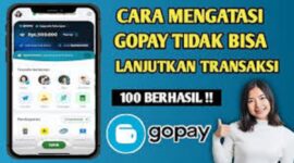 Craa mengatasi gagal transaksi pada GOPAY