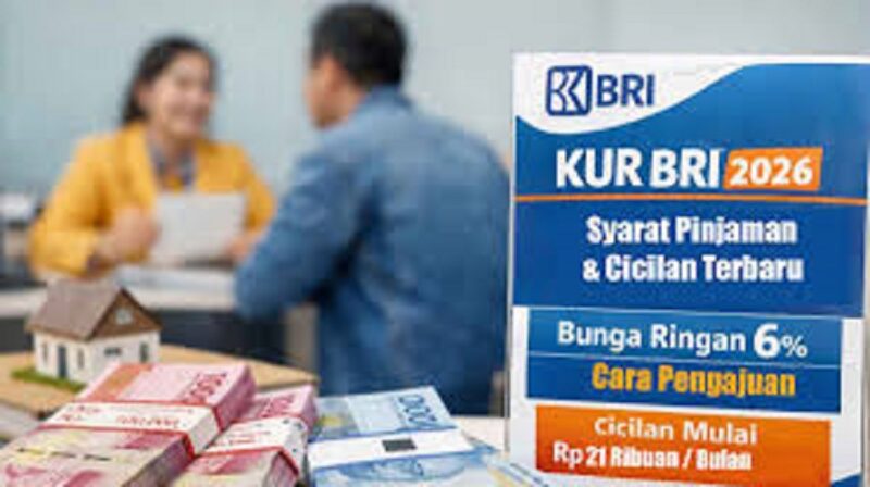 Ilustrasi bunga pinjaman KUR BRI 2026