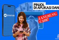 Ilustrasi pinjol cair ke DANA