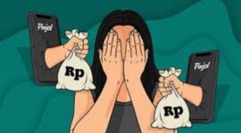 Ilustrasi resiko pinjol ilegal