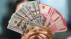 Ilustrasi nilai tukar rupiah terhadap dolar