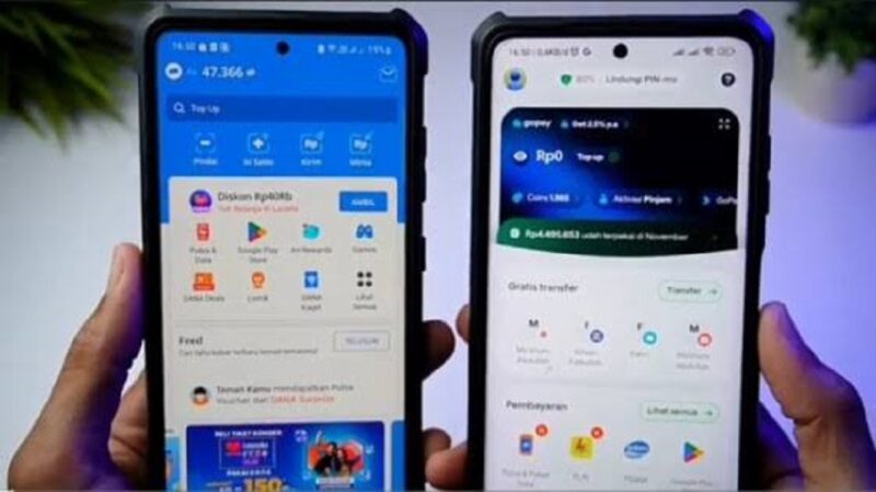 Ilustrasi cara transfer dana ke e wallet