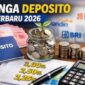 Bunga Deposito BRI terbaru