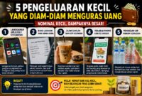Pengeluaran kecil menguras kantong