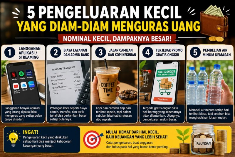 Pengeluaran kecil menguras kantong