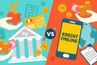 Ilustrasi pinjaman bank vs Pinjol