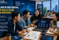 Kuliah Tak Lagi Sekadar Gelar, Cyber University Siapkan Mahasiswa Siap Kerja di Era AI 
(Foto: cyber-univ
/AI)