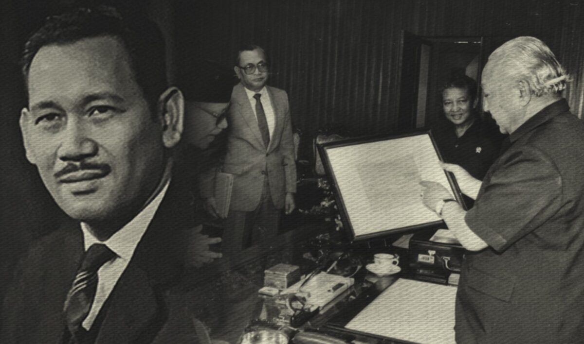 BM Diah wartawan, pendiri Harian Merdeka perna menyimpan Teks Proklamasi Asli Tulisan Tangan Soekarno Selama 47 Tahun(Foto: Halo muspeners)