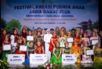 Hari Anak Nasional 2026 di Jabar Semarak, Festival Budaya Satukan Kreativitas dan Tradisi(Foto: faktabandungraya
/AI)