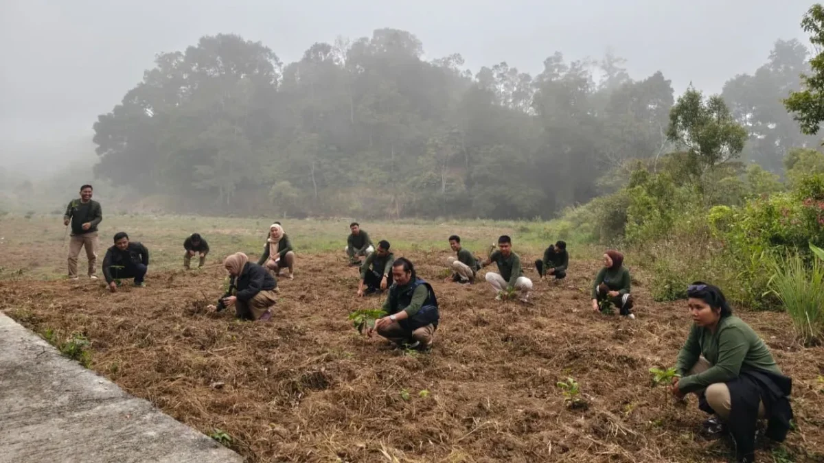 HUT RRI ke-81, Crew SP RRI Sungai Penuh Tanam 81 Pohon di Sungai Penuh dan Kerinci
(Foto: Dok.Mahmud))