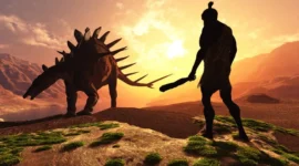 DINOSAURUS DAN MANUSIA(Foto:DepositPhotos)