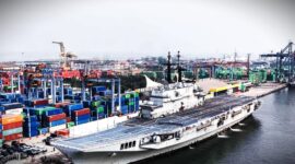 INDONESIA RESMI PUNYA KAPAL INDUK PERTAMA - KRI SRIWIJAYA-100 DILUNCURKAN (Foto:detik)