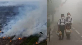 Asap Karhutla Indonesia Diprotes Negara Tetangga(Foto: Strategi)