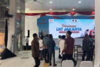 PRESIDEN PRABOWO RESMIKAN LRT KELAPA GADING - MANGGARAI, TEMPUH HANYA 28 MENIT( Foto:Kompas megapolitan )