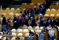  HEBOH! AKSI WALK OUT MASSAL TERJADI DI SIDANG MAJELIS PBB KE-80 SAAT NETANYAHU PIDATO(Foto:CNN Indonesia)