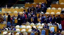  HEBOH! AKSI WALK OUT MASSAL TERJADI DI SIDANG MAJELIS PBB KE-80 SAAT NETANYAHU PIDATO(Foto:CNN Indonesia)