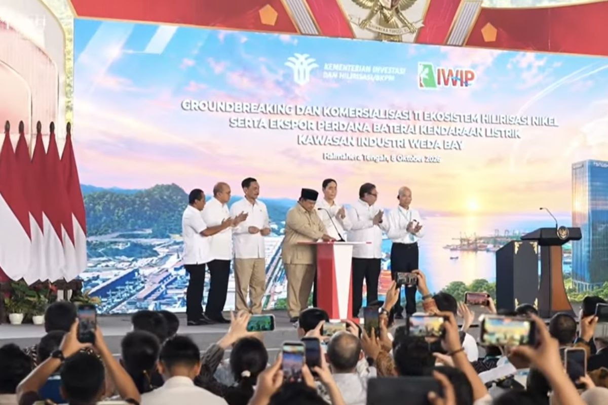 PRESIDEN PRABOWO LUNCURKAN HILIRISASI Rp 180 TRILIUN (Foto: ANTARA News)