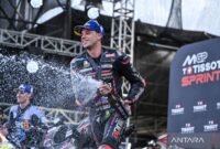 Marco Bezzecchi Juara MotoGP Mandalika 2026, Aprillia Sapu Bersih Podium 1-2-3-4 (Foto: ANTARANews)