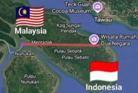 PULAU INDONESIA DAN MALAYSIA APAKAH PERNAH MENYATU SATU DARATAN?  (FOTO; tangselpos)
