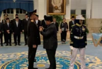 Presiden Prabowo Lantik Komjen Pol Suyudi Ario Seto Sebagai Kapolri(Foto:SINDONews)